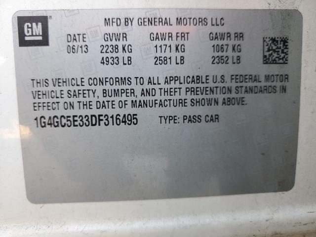 2013 BUICK LACROSSE #3261443328