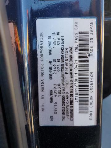 2017 MAZDA 3 TOURING - JM1BN1V78H1110421