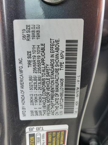2020 ACURA RDX TECHNO 5J8TC2H56LL014408
