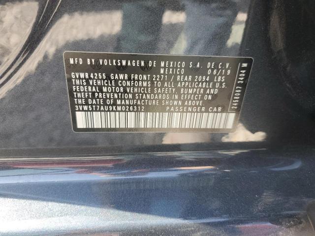 2019 VOLKSWAGEN GTI S 3VW5T7AU9KM026312