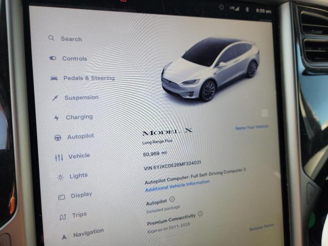 2021 TESLA MODEL X #3301601651
