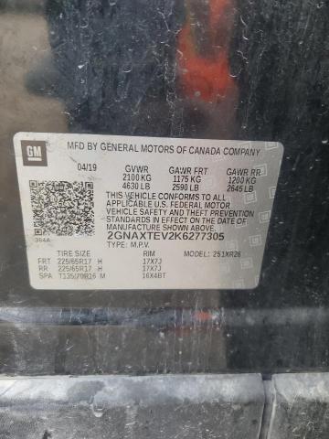 2019 CHEVROLET EQUINOX LT - 2GNAXTEV2K6277305