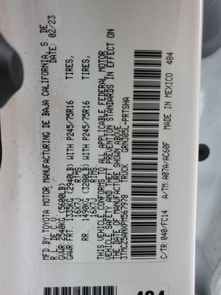 TOYOTA TACOMA DOUBLE CAB