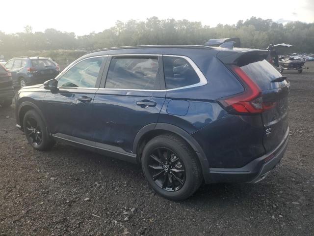 HONDA CR-V SPORT 2024 blue  hybrid engine 7FARS6H87RE055157 photo #3