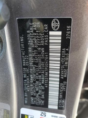 2023 TOYOTA CAMRY SE N - 4T1S31AK1PU047641