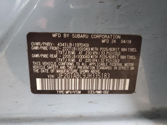 2018 SUBARU CROSSTREK JF2GTABC9JH335183