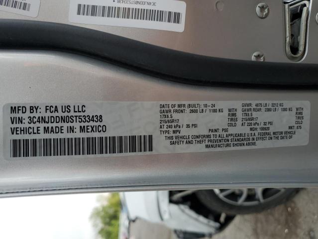 2025 JEEP COMPASS TR 3C4NJDDN0ST533438