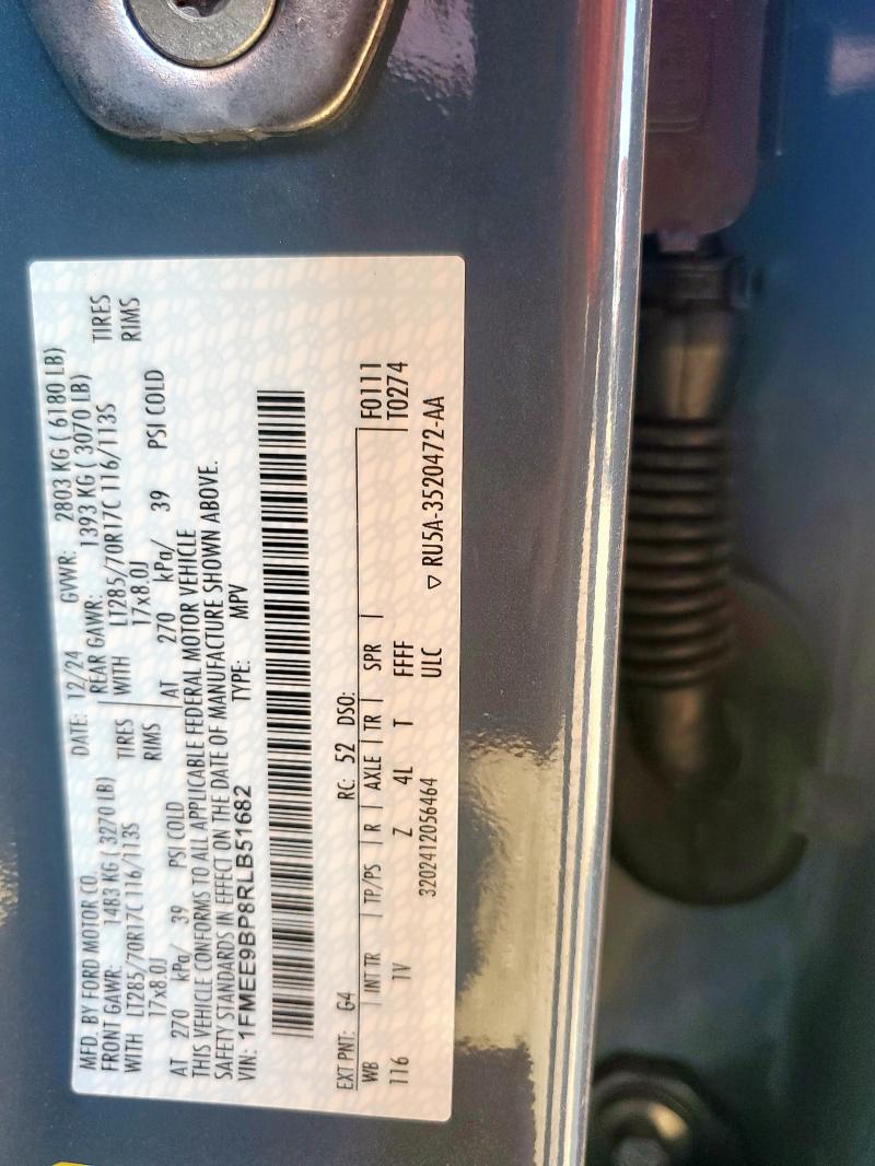 2024 FORD BRONCO BADLANDS 1FMEE9BP8RLB51682