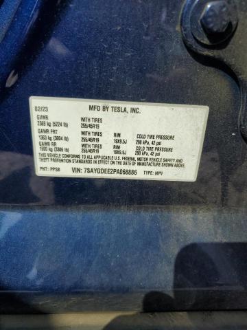 2023 TESLA MODEL Y - 7SAYGDEE2PA068886