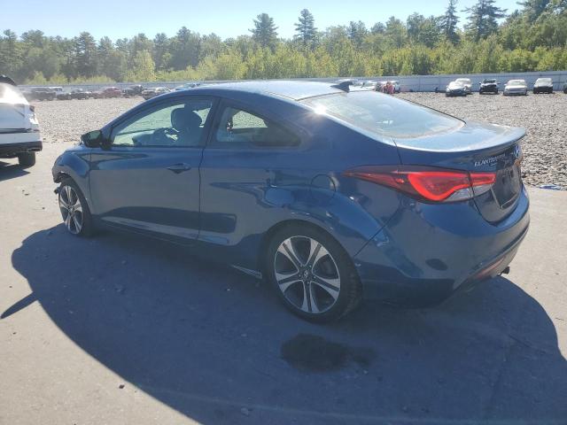 2014 Hyundai Elantra Coupe Gs blue coupe gas KMHDH6AH6EU027121 photo #3