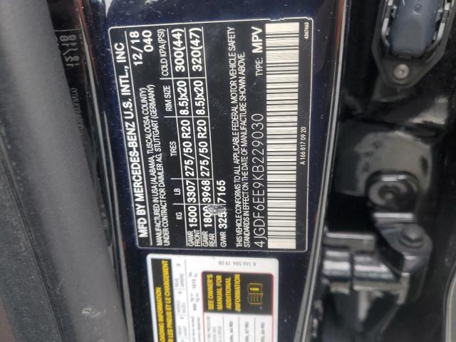 2019 MERCEDES-BENZ GLS 450 4MATIC 4JGDF6EE9KB229030