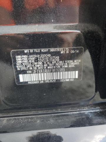 2015 SUBARU WRX JF1VA1A66F9816989