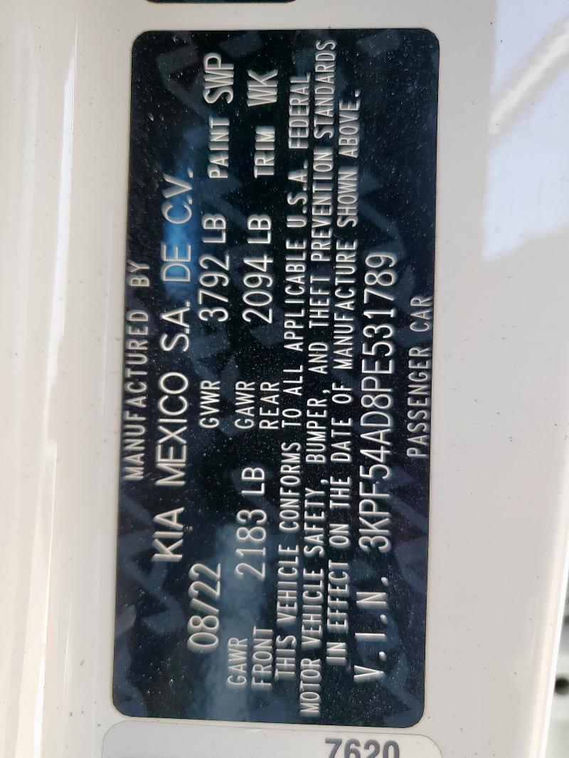 2023 KIA FORTE GT L 3KPF54AD8PE531789