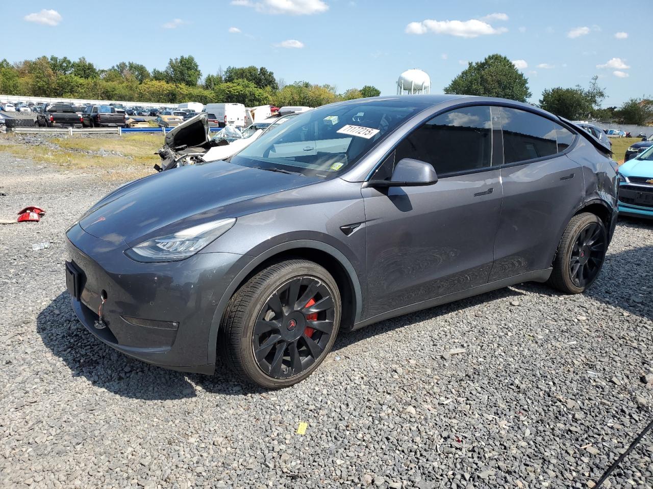 Lot #3297104497 2022 TESLA MODEL Y