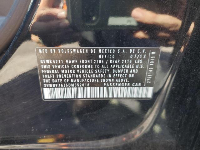 2013 VOLKSWAGEN JETTA SE #3270025982