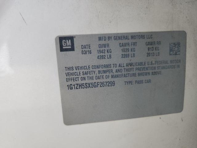 2016 CHEVROLET MALIBU PRE 1G1ZH5SX5GF267299