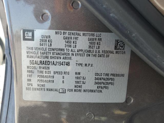 2010 BUICK ENCLAVE CX #3235927053