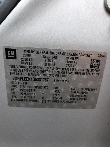 2016 CHEVROLET EQUINOX LS 2GNFLEEK1G6331767