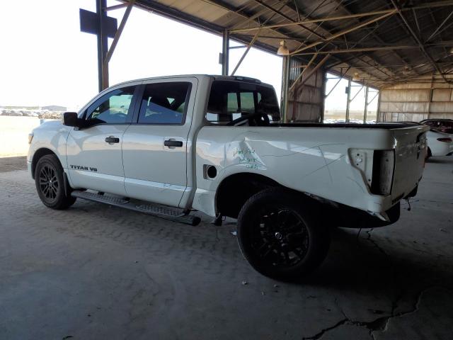 NISSAN TITAN SV 2019 white  gas 1N6AA1E50KN531455 photo #3