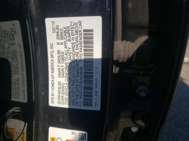 2018 HONDA ACCORD SPO 1HGCV2F39JA028498