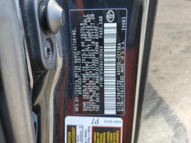 2016 TOYOTA CAMRY LE 4T1BF1FKXGU138343