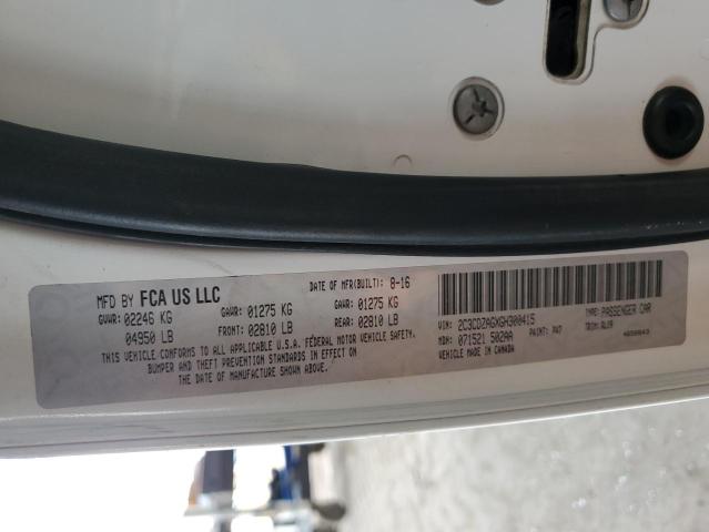 2016 DODGE CHALLENGER 2C3CDZAGXGH300415
