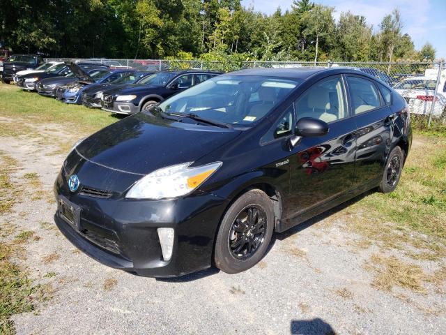 TOYT PRIUS 2015 black hatchbac hybrid engine JTDKN3DU7F0415091 photo #3