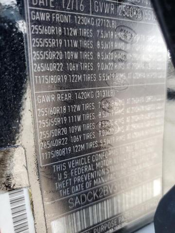 2017 JAGUAR F-PACE PRE SADCK2BV3HA499219