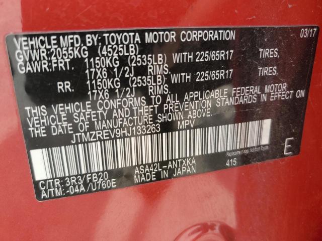 2017 TOYOTA RAV4 LE - JTMZFREV9HJ133263