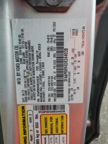 2013 FORD FUSION TIT #3259034071