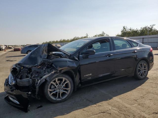 FORD FUSION SE HYBRID 2017 black  hybrid engine 3FA6P0LU3HR306504 photo #1