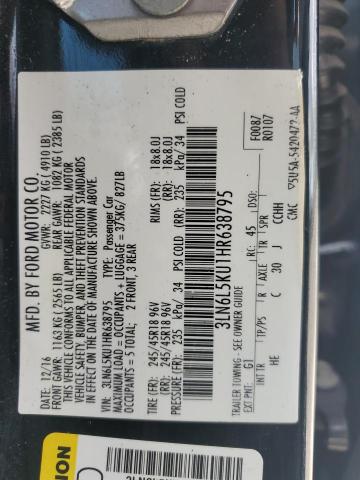 2017 LINCOLN MKZ HYBRID 3LN6L5KU1HR638795