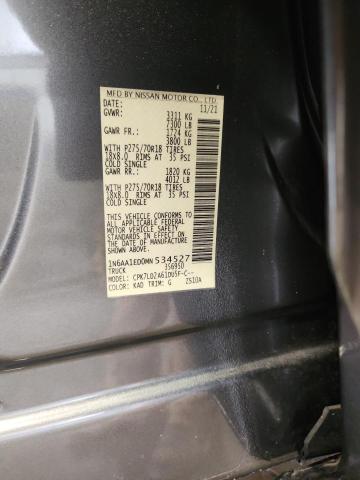 2021 NISSAN TITAN SV 1N6AA1ED0MN534527
