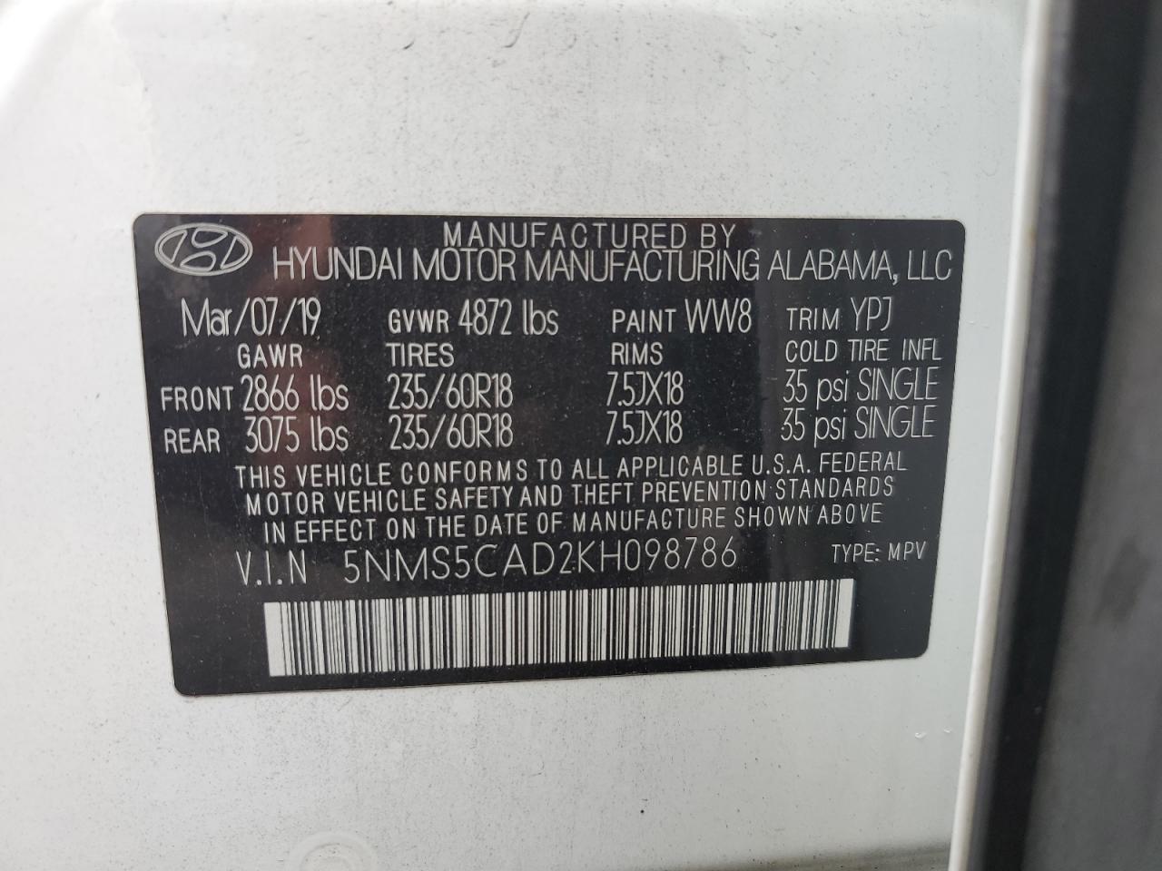 HYUNDAI SANTA FE LIMITED