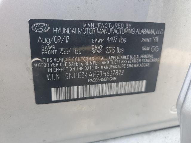 2018 HYUNDAI SONATA SPO #3285704672