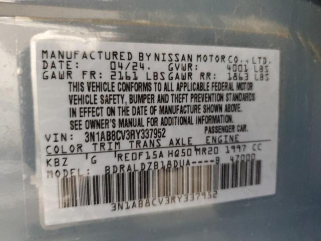 2024 NISSAN SENTRA SV - 3N1AB8CV3RY337952