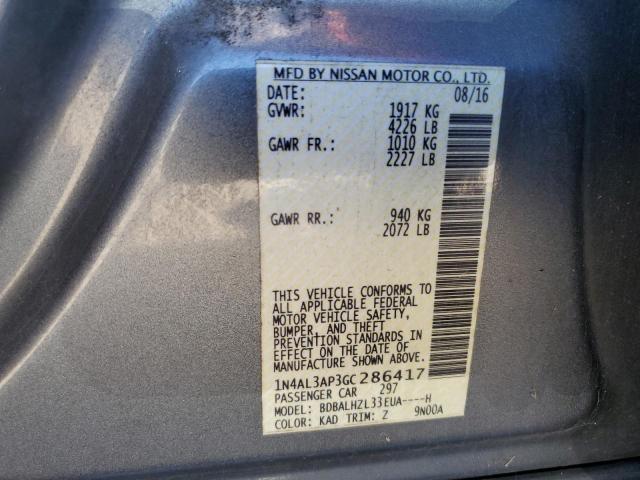 2016 NISSAN ALTIMA 2.5 #3278660939