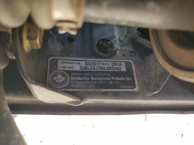 2017 CAN-AM ATV 3JBLGAJ29HJ000462