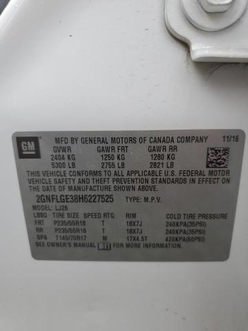 2017 CHEVROLET EQUINOX PR 2GNFLGE38H6227525