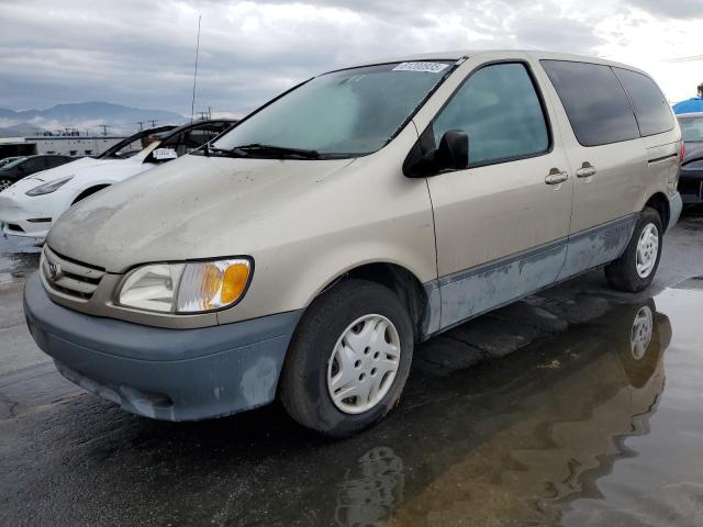 TOYOTA SIENNA CE 2001 tan  gas 4T3ZF19C61U360086 photo #1