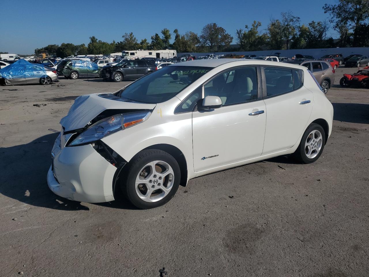 Lot #3298021139 2015 NISSAN LEAF S