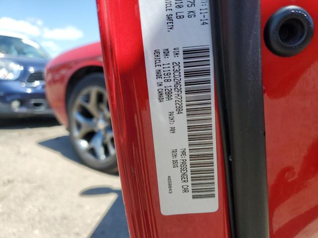 2015 DODGE CHALLENGER 2C3CDZAG2FH722984