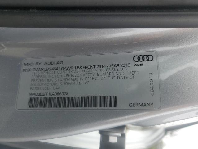 2020 AUDI 100 S WAUBEGFF1LA066079