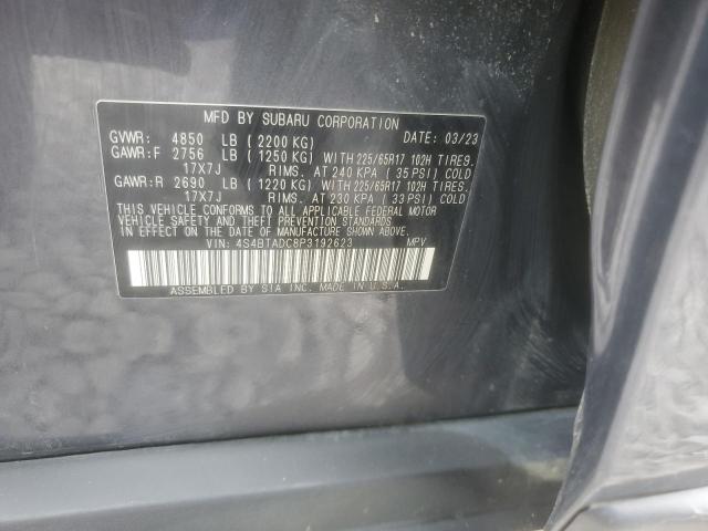 2023 SUBARU OUTBACK PR 4S4BTADC8P3192623