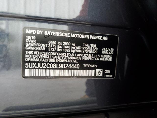 2020 BMW X5 XDRIVE50I 5UXJU2C08L9B24440