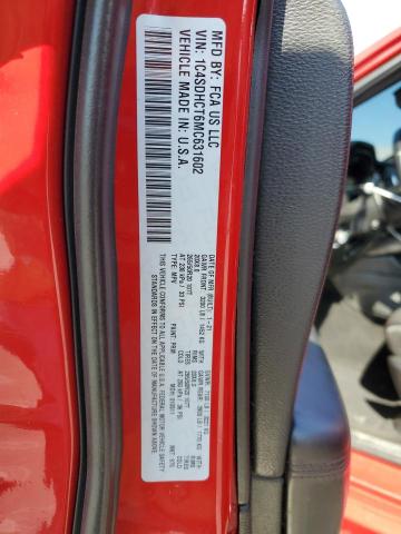 2021 DODGE DURANGO R/ #3280706385