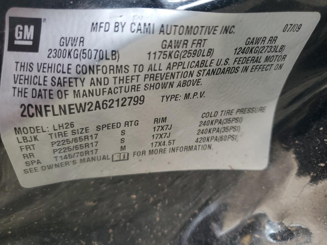 CHEVROLET EQUINOX LT