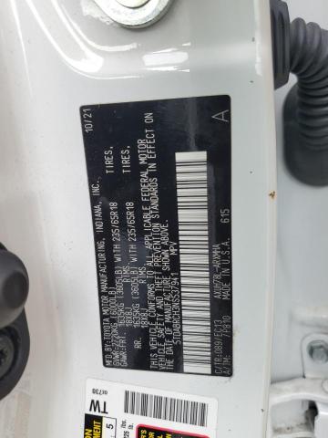 2022 TOYOTA HIGHLANDER HYBRID XLE 5TDABRCH3NS537941