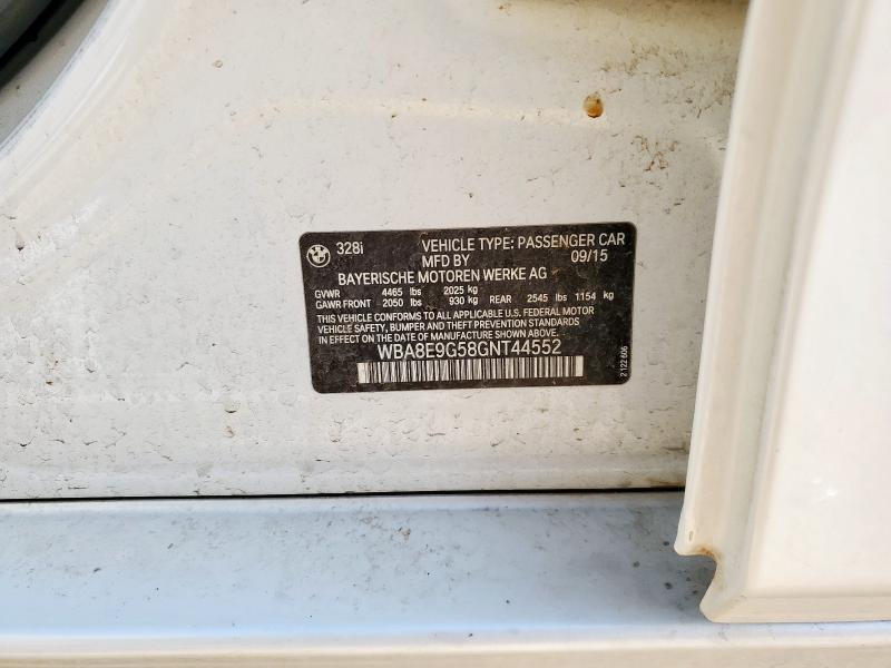 2016 BMW 328 I SULE - WBA8E9G58GNT44552