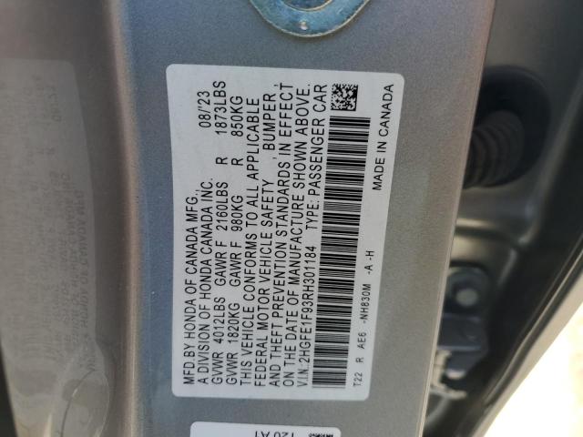 2024 HONDA CIVIC TOURING 2HGFE1F93RH301184
